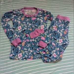 Little Sleepies Jade Floral Pajamas 4T